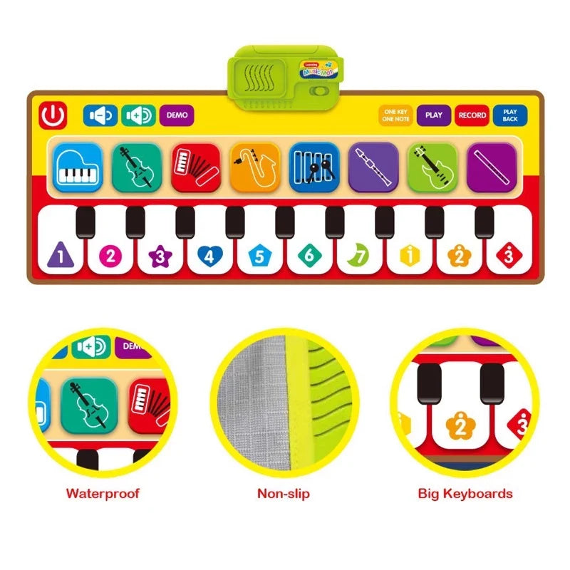 RhythmRug™ Piano Music Mat