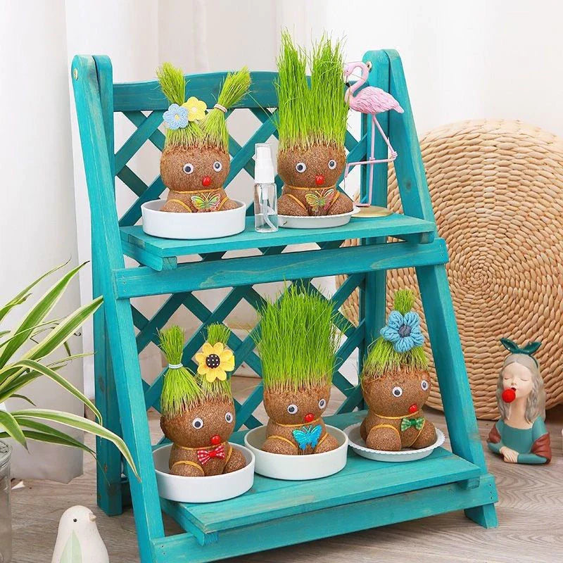 GrowMates™ Grass Head Doll