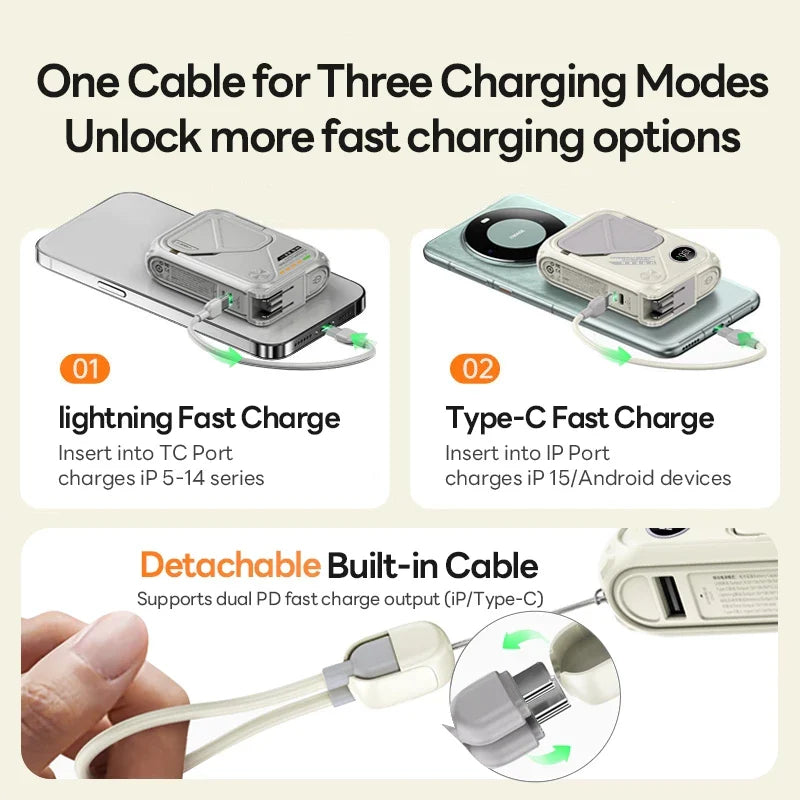 ChargeFusion™ 4-in-1 Power Bank and Adapter