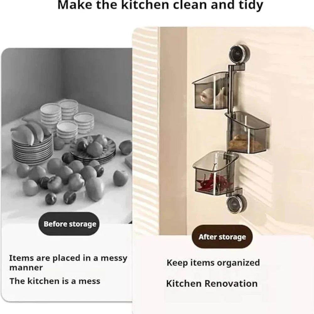 WiseOrg™ Rotating Kitchen Storage Rack