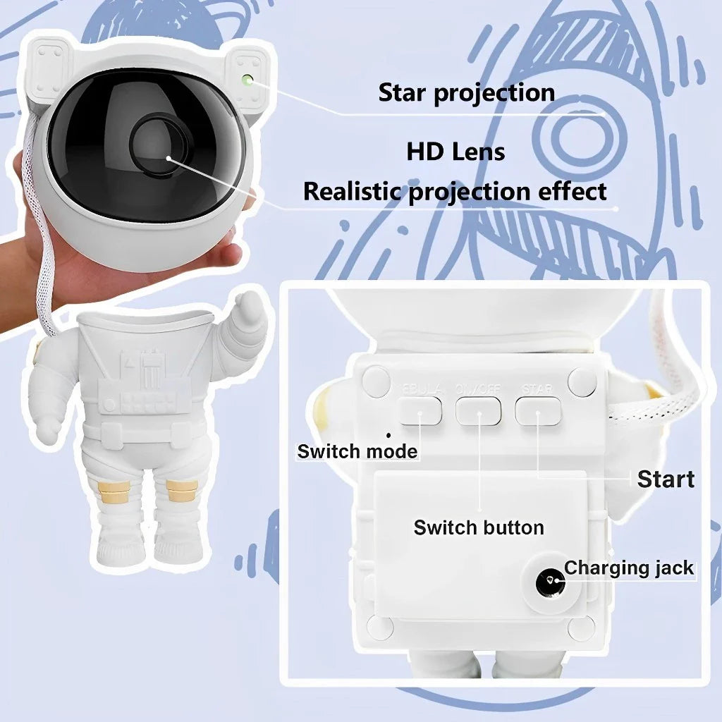 AstroBryt™ Astronaut Projector Lamp
