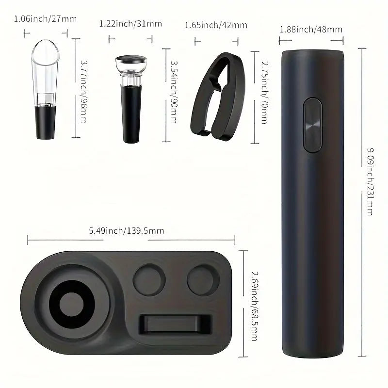 LuxeWine™ Electric Wine Opener Set
