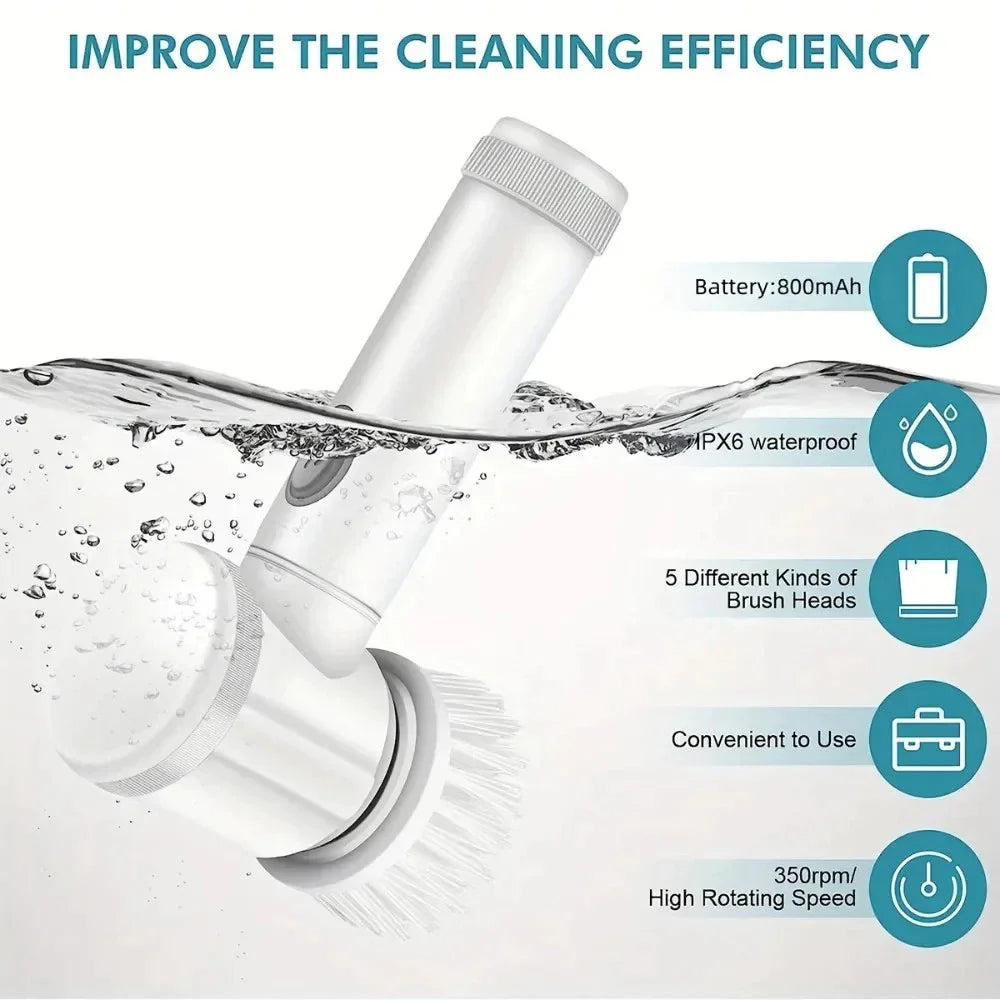 ScrubSpin™ 360 PowerBrush