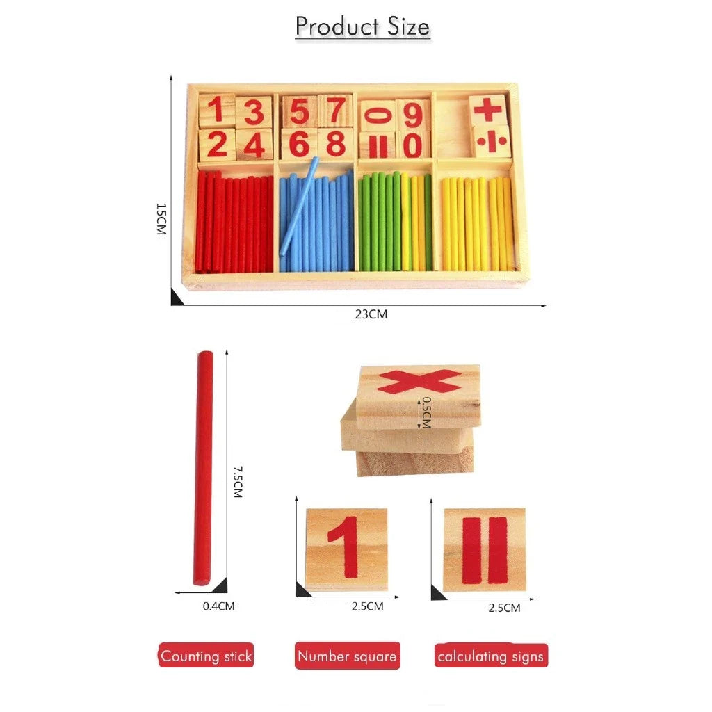 SmartCount™ Montessori Counting Sticks