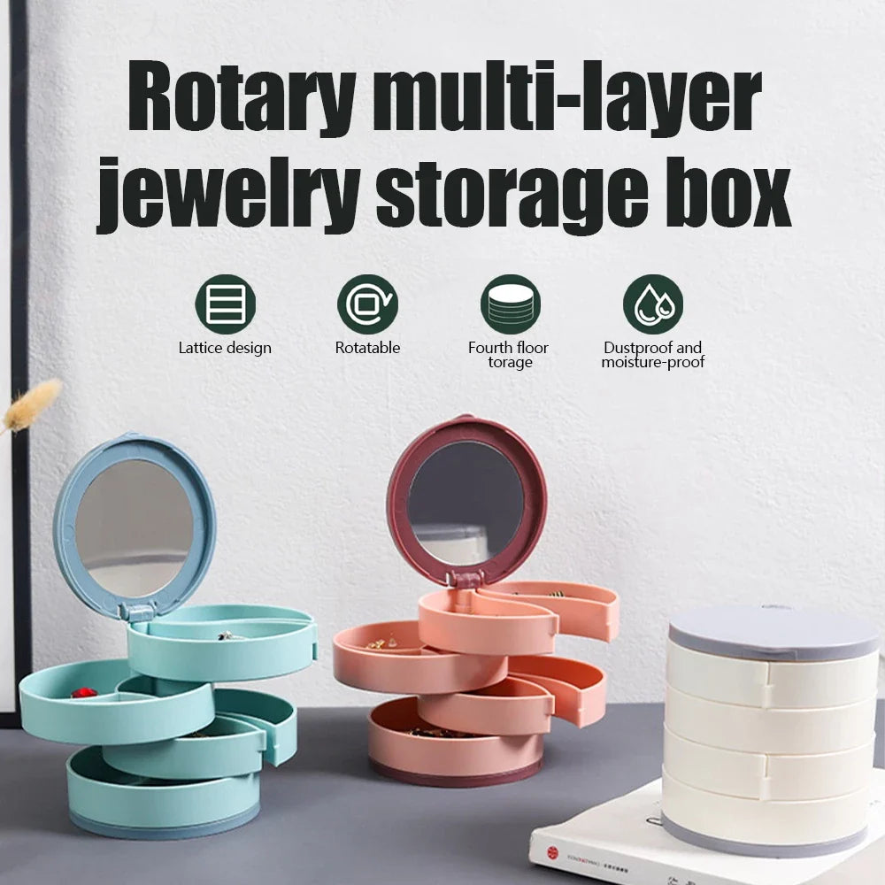 TwirlStor™ Rotating Jewelry Organizer