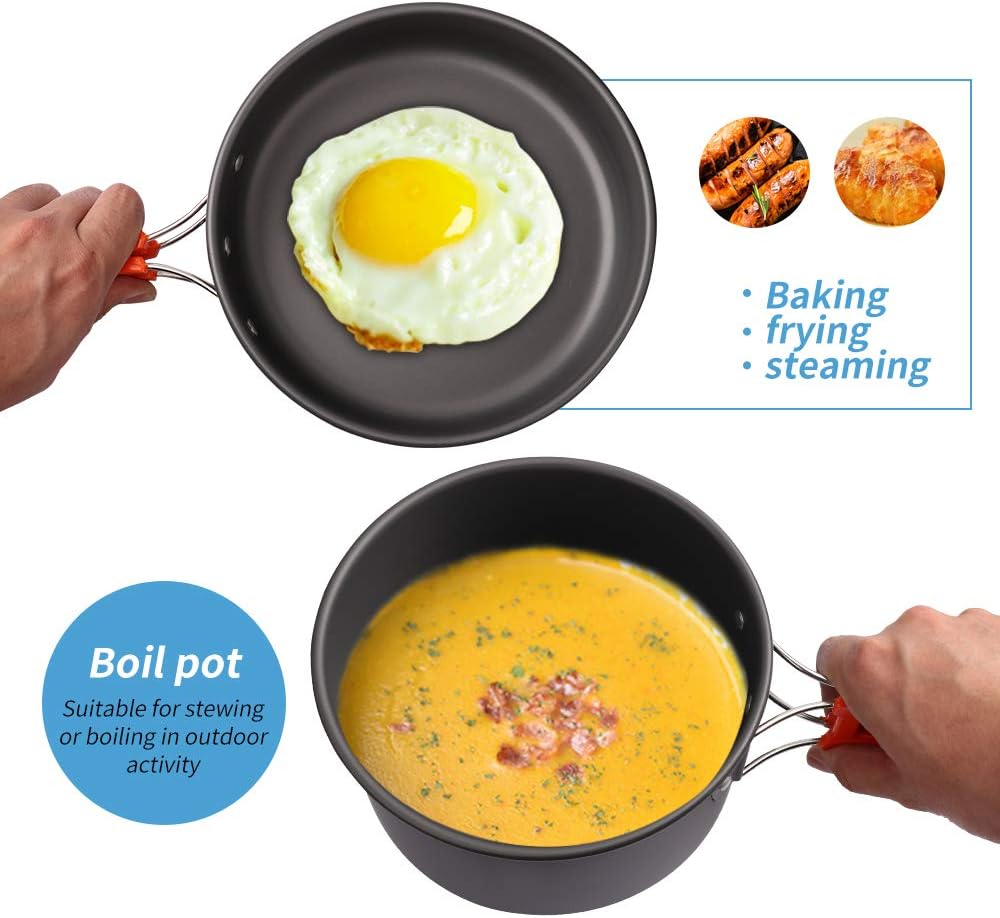 TrekFeast™ Portable Camping Cookware Set