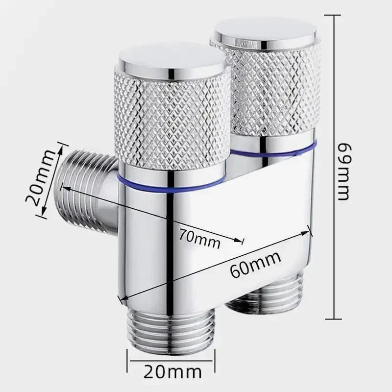 DualFlow™ Two-Way Faucet Angle Valve