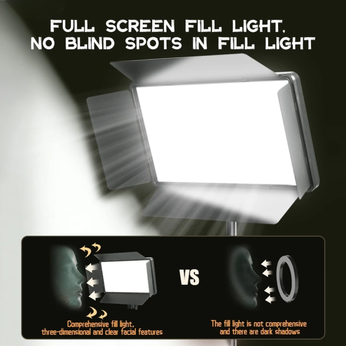 BrightContent™ LED Fill Light Tripod