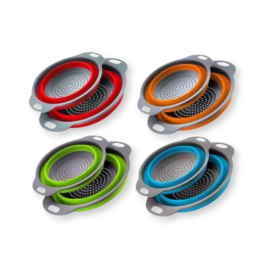 FoodieStrain™ 2-in-1 Foldable Wash Basket