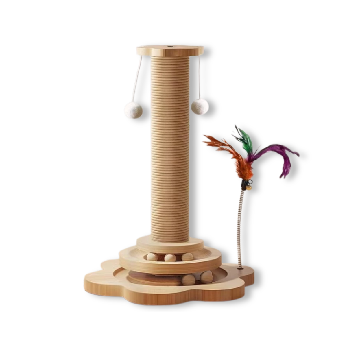 ScratchJoy™ Interactive Cat Scratching Post