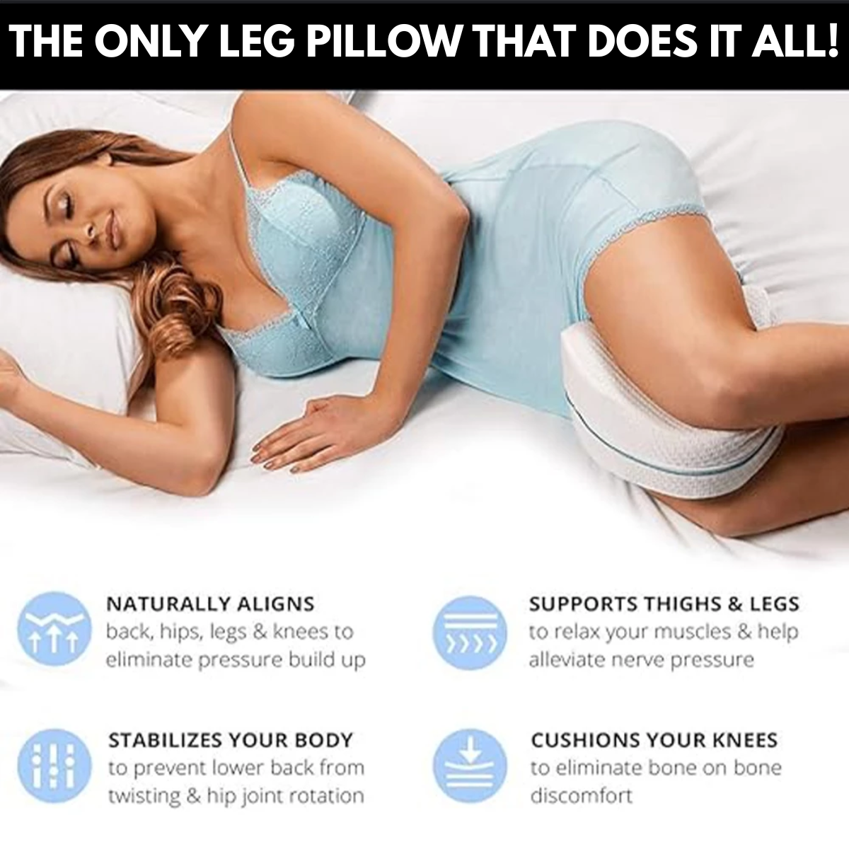 SleepEase™ Orthopedic Support Pillow