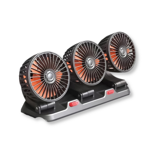 ChillDrive™ Three-Head Automotive Fan