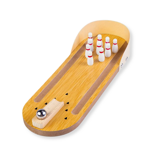 FunStrike™ Mini Wooden Bowling Toy