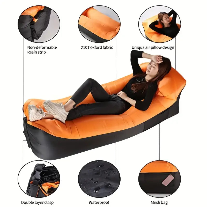 ComfieNap™ Inflatable Banana Bed