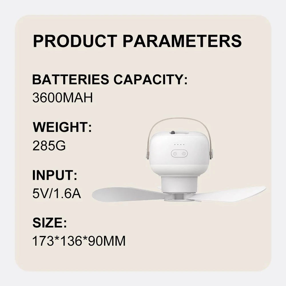 GoCool™ Outdoor Portable Fan w/ Light