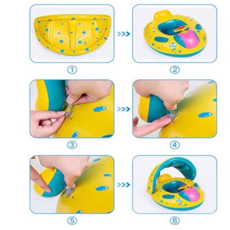 SunShade™ Beach Floater with Cover