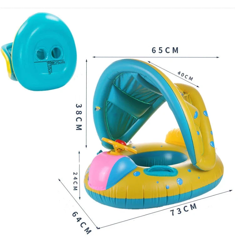 SunShade™ Beach Floater with Cover