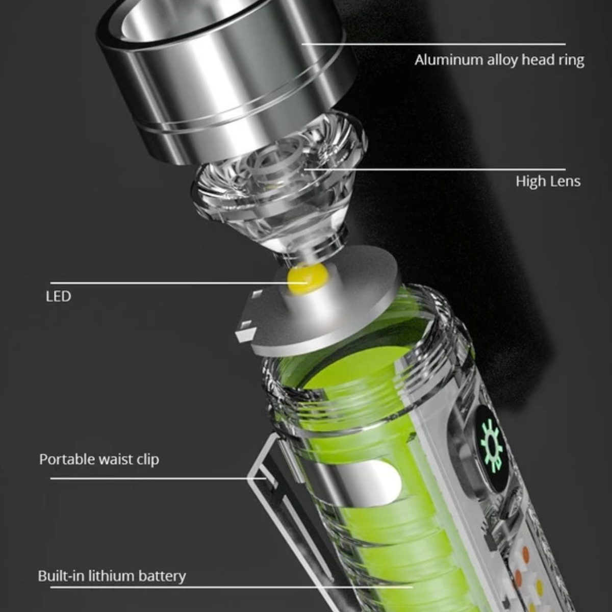 UltraShine™ High-Power LED Torch