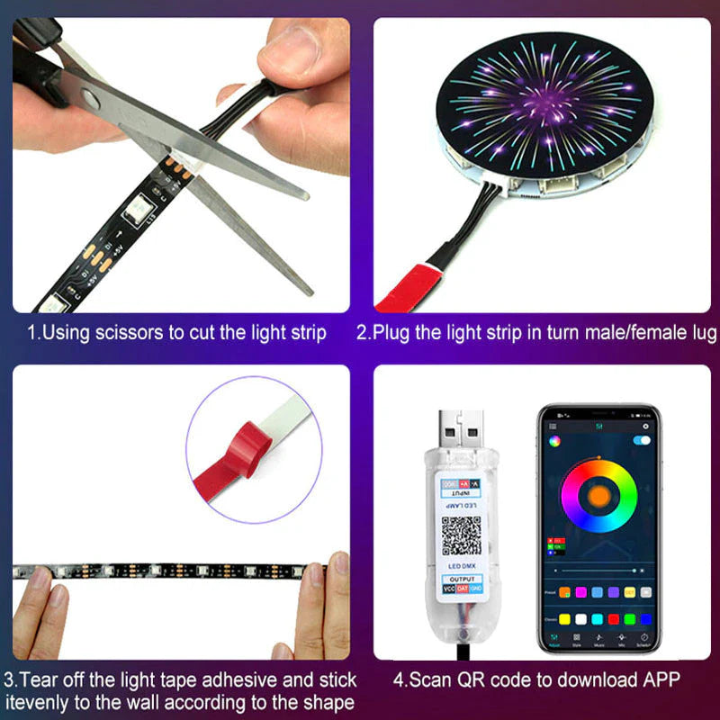 SparkParty™ LED Firework Lights