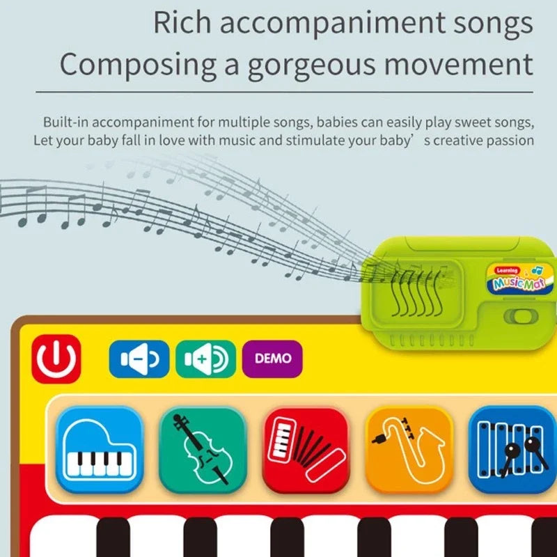 RhythmRug™ Piano Music Mat