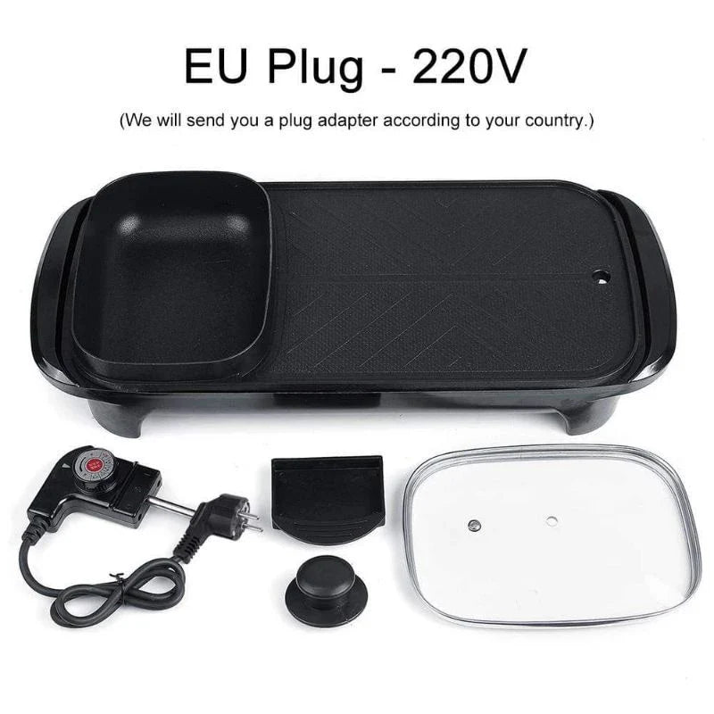 SoupGrill™ Electric BBQ Grill with Hotpot
