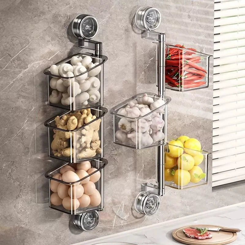 WiseOrg™ Rotating Kitchen Storage Rack