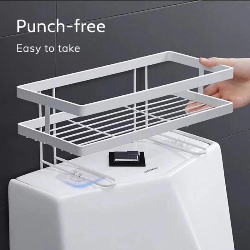 TidyTop™ Toilet-Top Organizer Rack