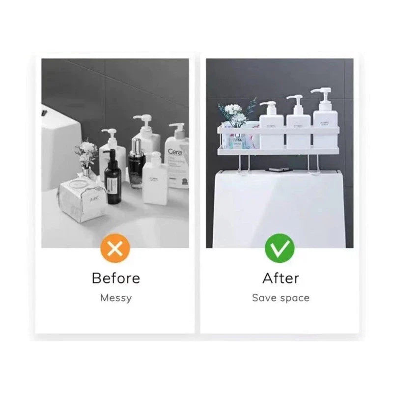 TidyTop™ Toilet-Top Organizer Rack