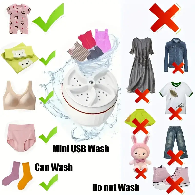 QuickWash™ Portable Mini Washer